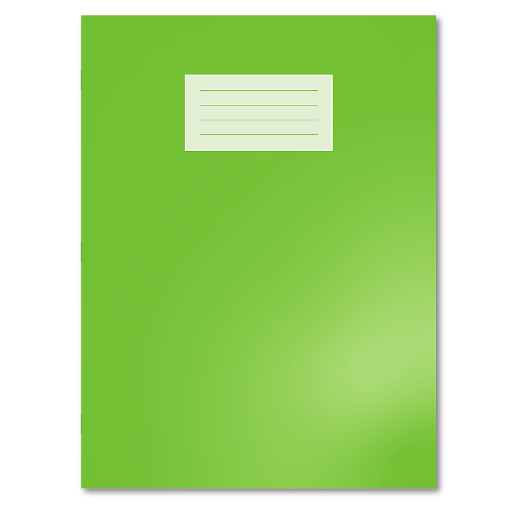 Exercise Book Oxford A4+ 80 Page 80G Plain Light Green
