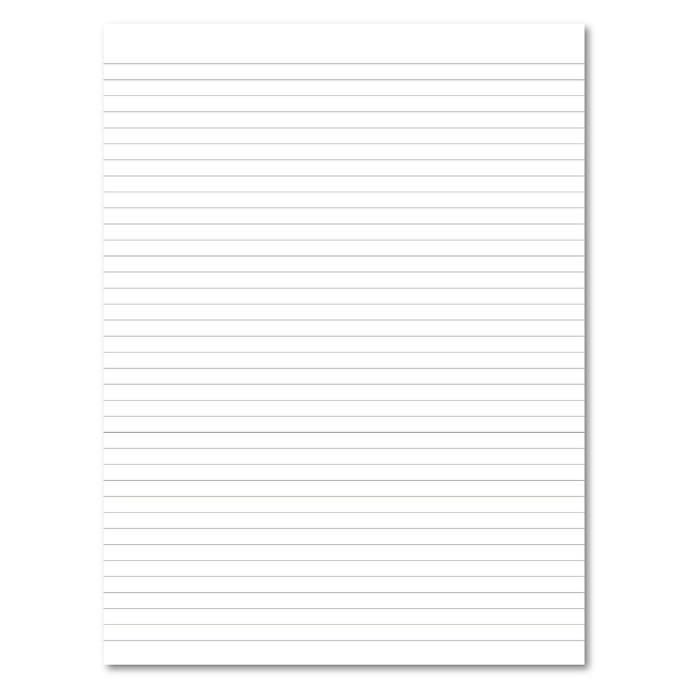 Exercise Book A4+ 80 Page 75G 8mm Ruled Red