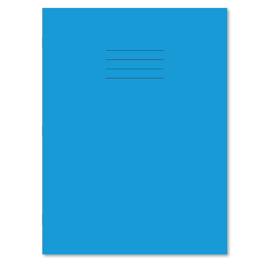 Exercise Book A4+ 48 Page 75G Plain Light Blue