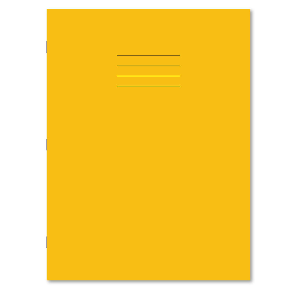 Exercise Book A4+ 48 Page 75G Plain Yellow