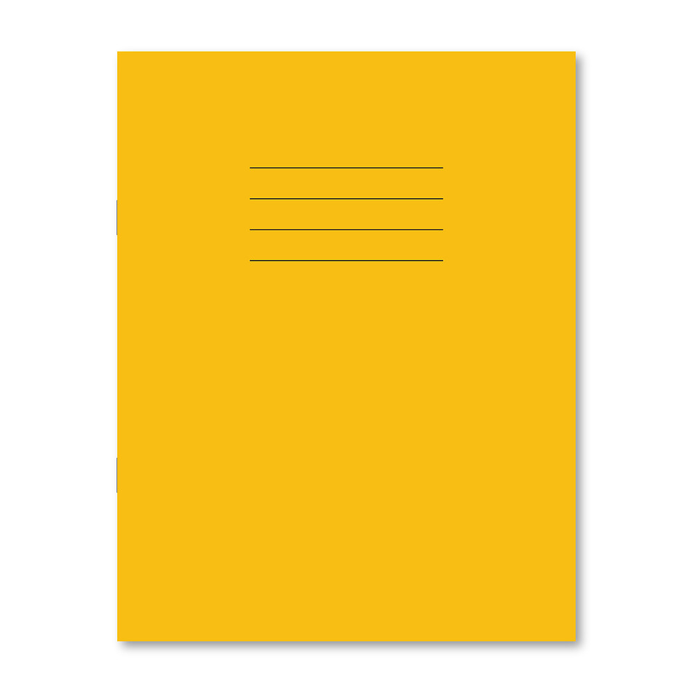 Exercise Book 229x178 48 Page 75G 7mm Squared Yellow