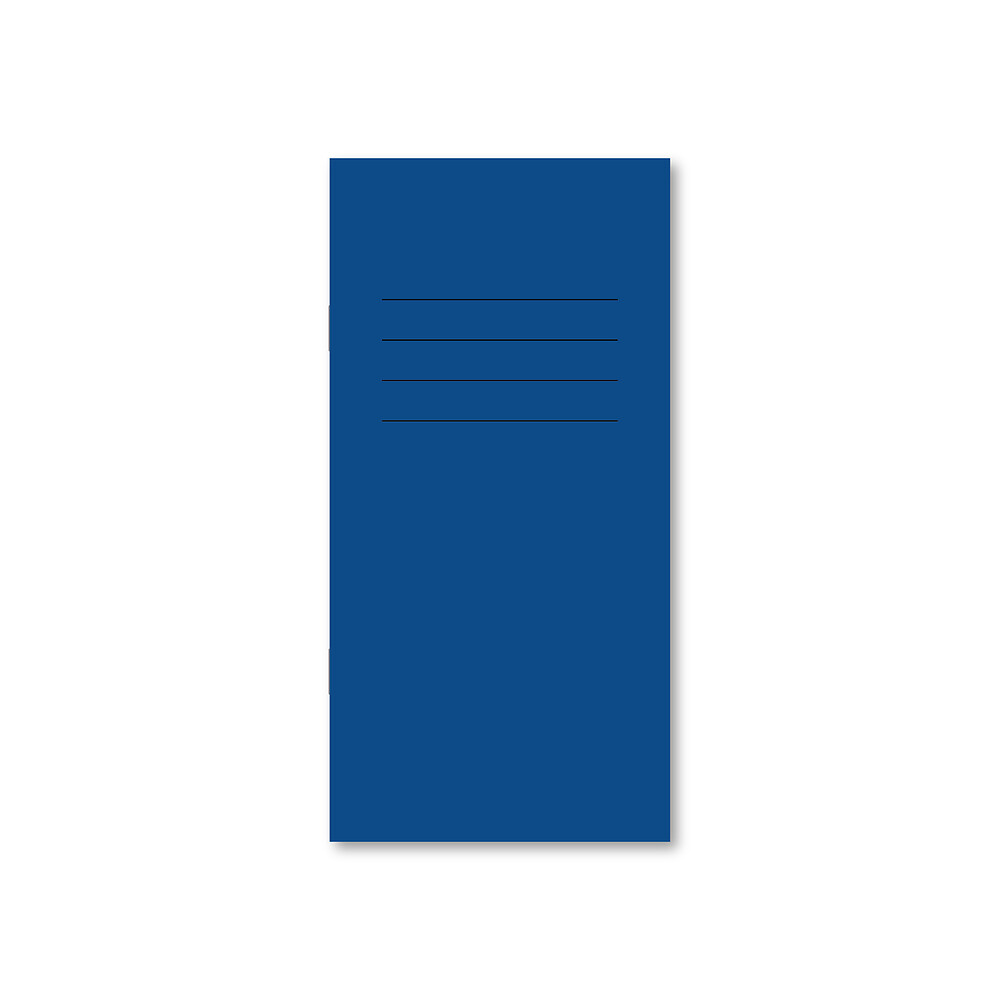 Vocabulary Book 48 Page 75G 8mm Feint With Centre Margin Dark Blue