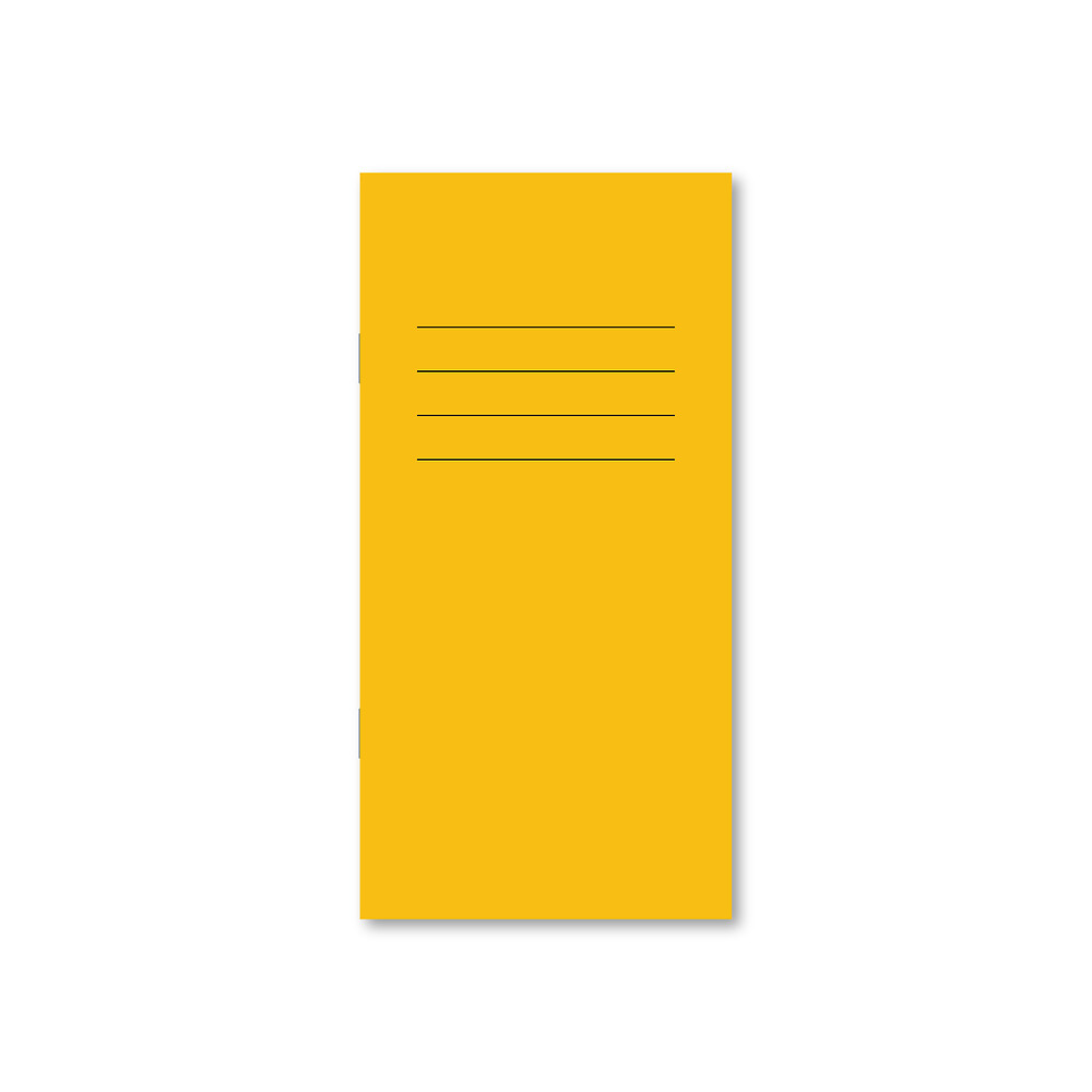 Vocabulary Book 48 Page 75G 8mm Feint Ruled Yellow