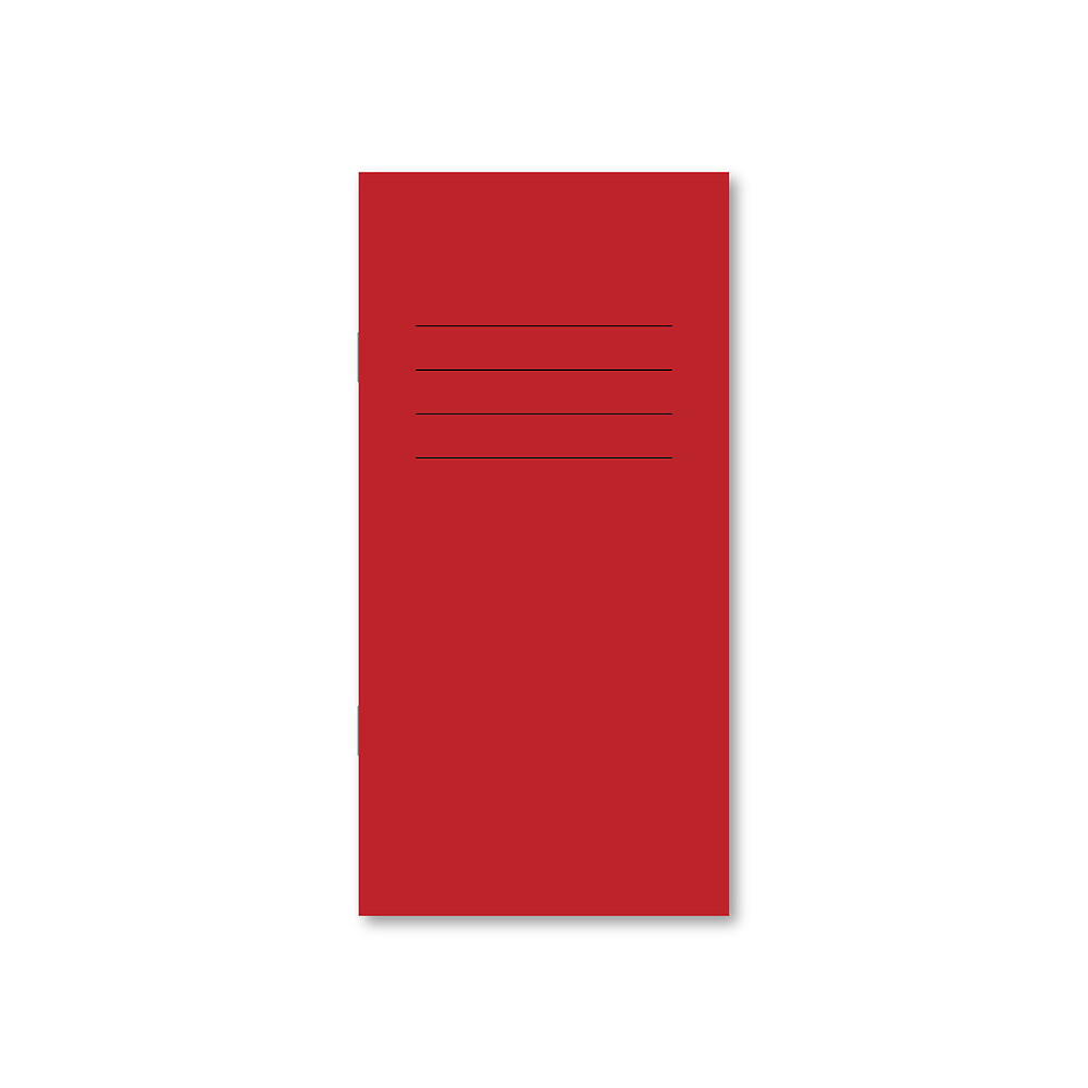Vocabulary Book 48 Page 75G 12mm Feint Ruled Red